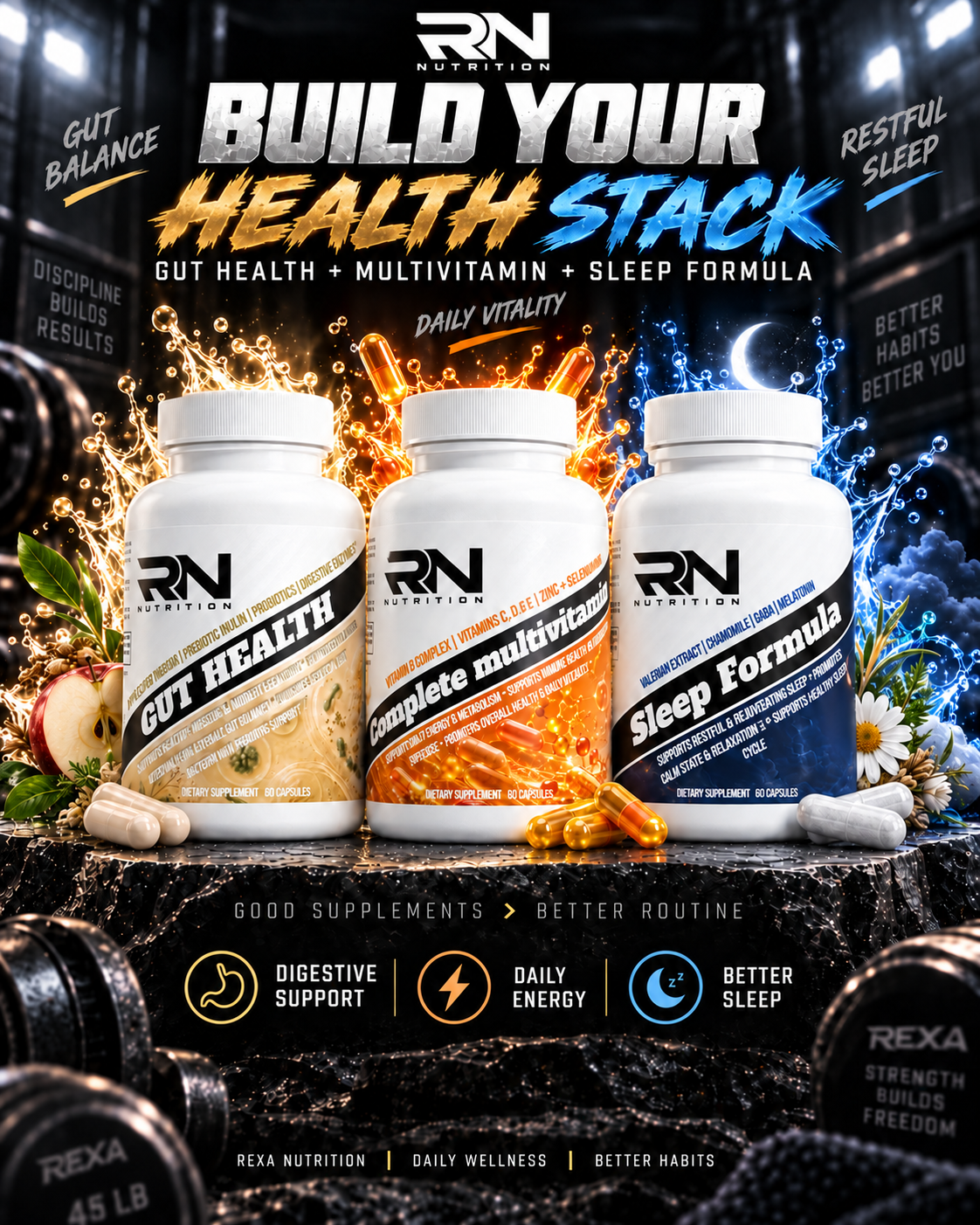Rexa Health Stack 20% off