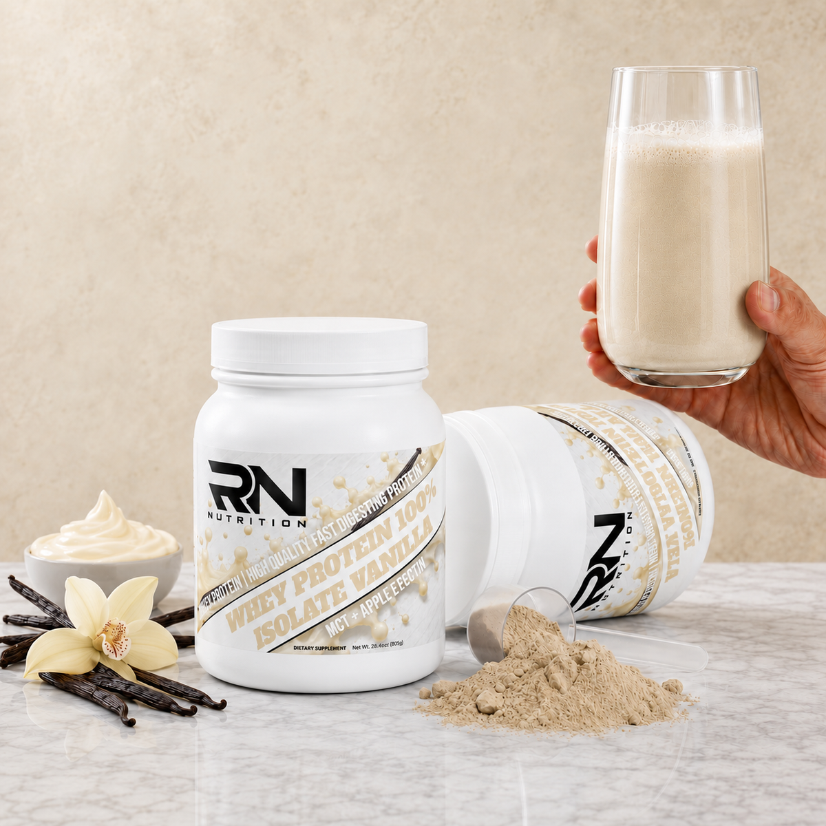 Advanced 100% Whey Protein Isolate Vanilla