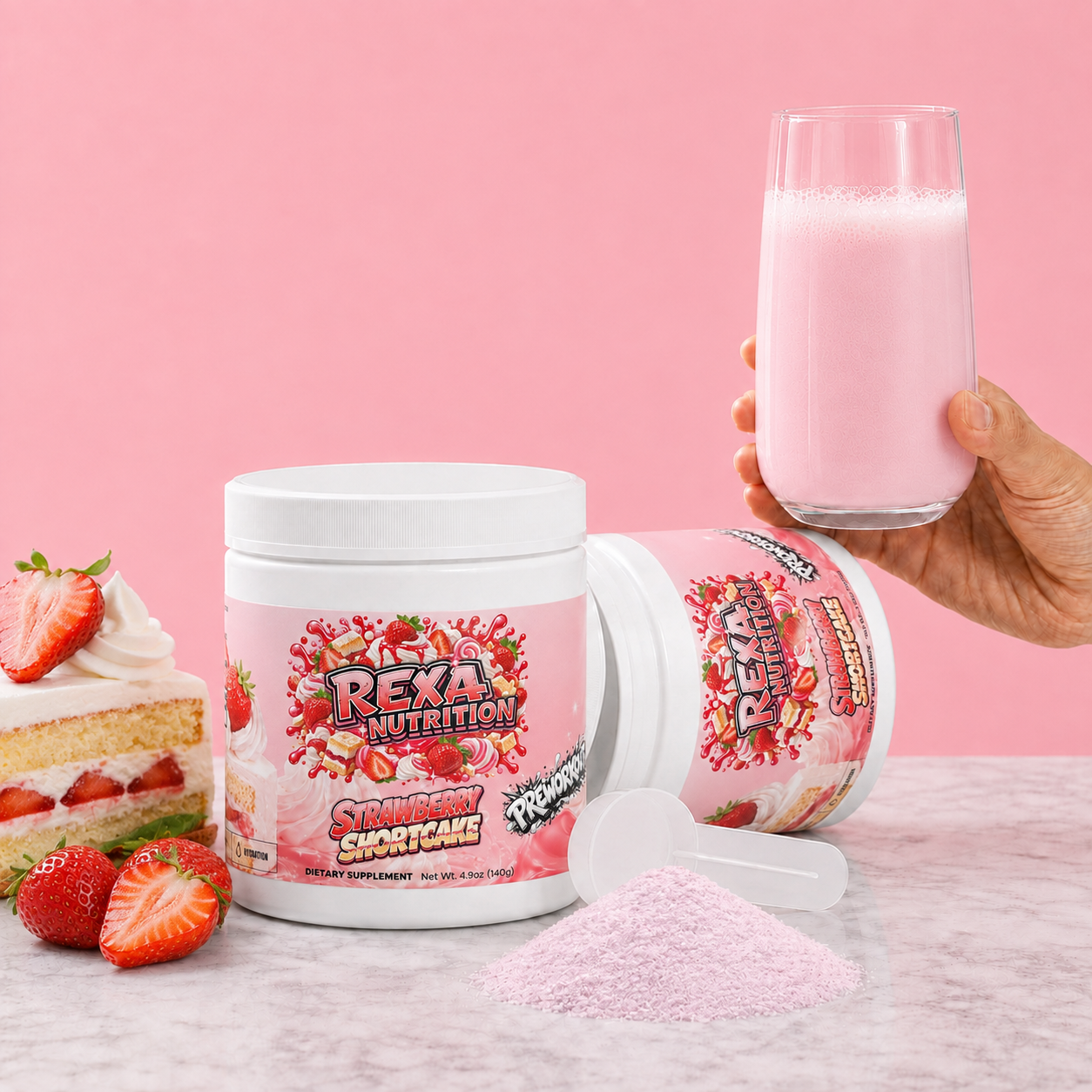 Preworkout Strawberry Shortcake