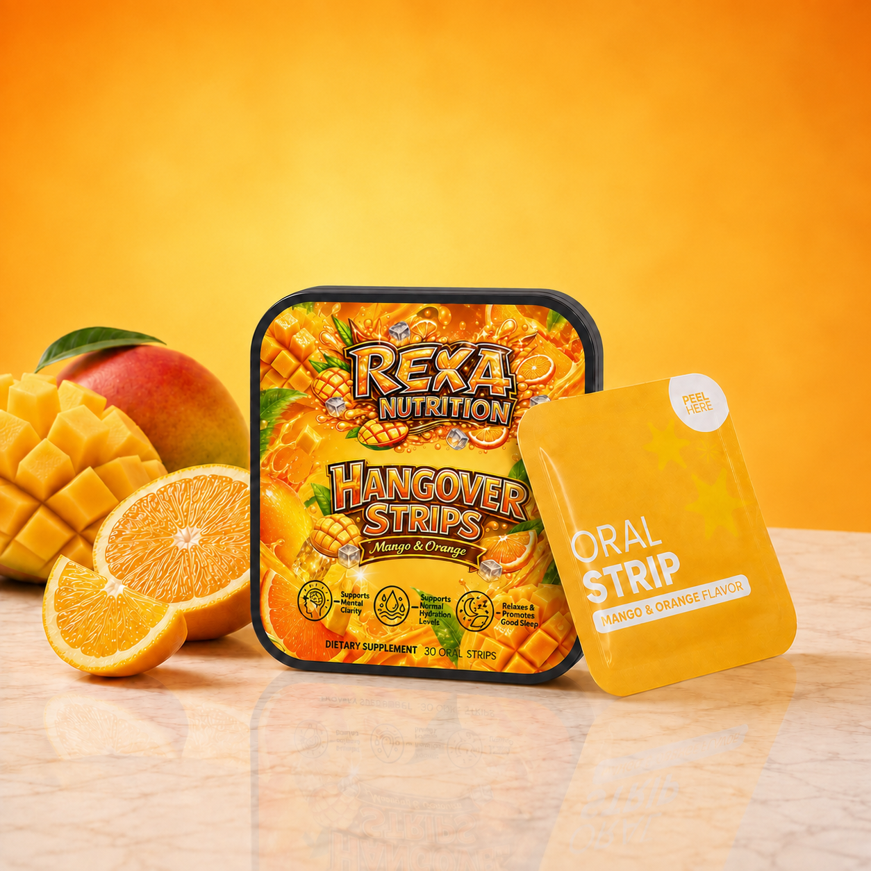 Hangover Strips Mango & Orange